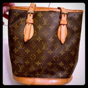 Louis Vuitton Authentic Petit Bucket Bag